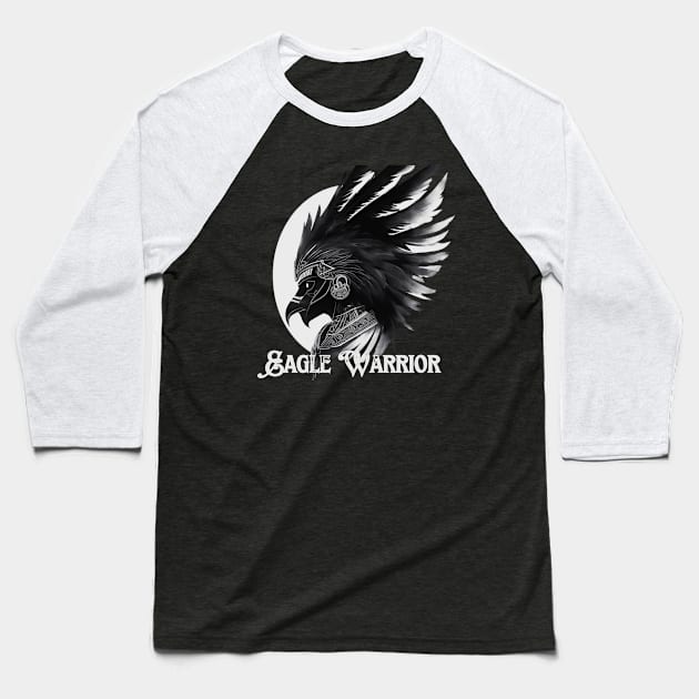 Eagle Warrior Baseball T-Shirt by LionKingShirts